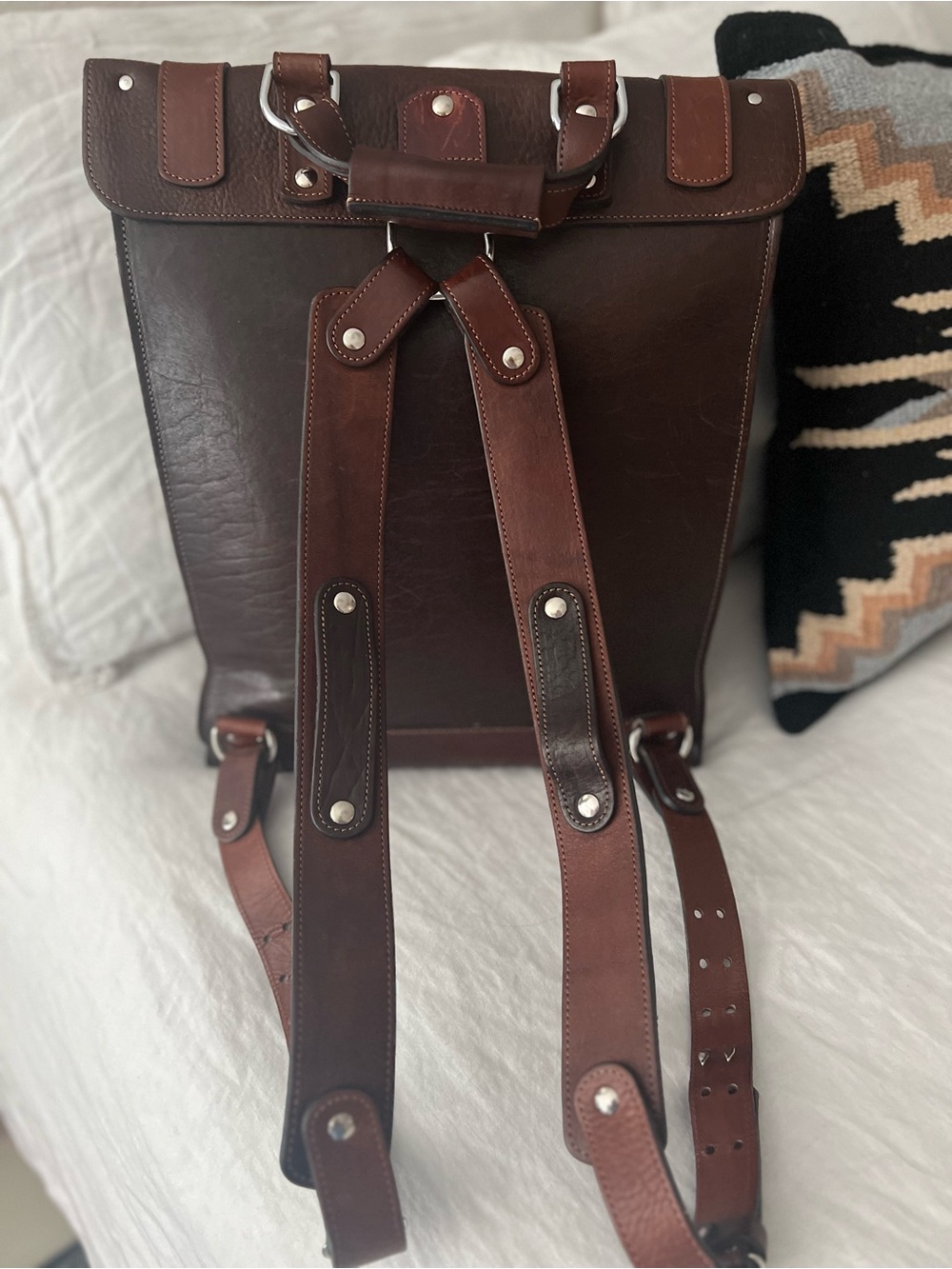 Colonel Littleton No. 9 Rover Backpack Buffalo Leather - Picture 4 of 16